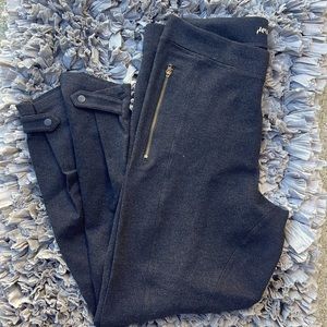 BETABRAND GRAY DRESS YOGA/WORK BIKER PANTS